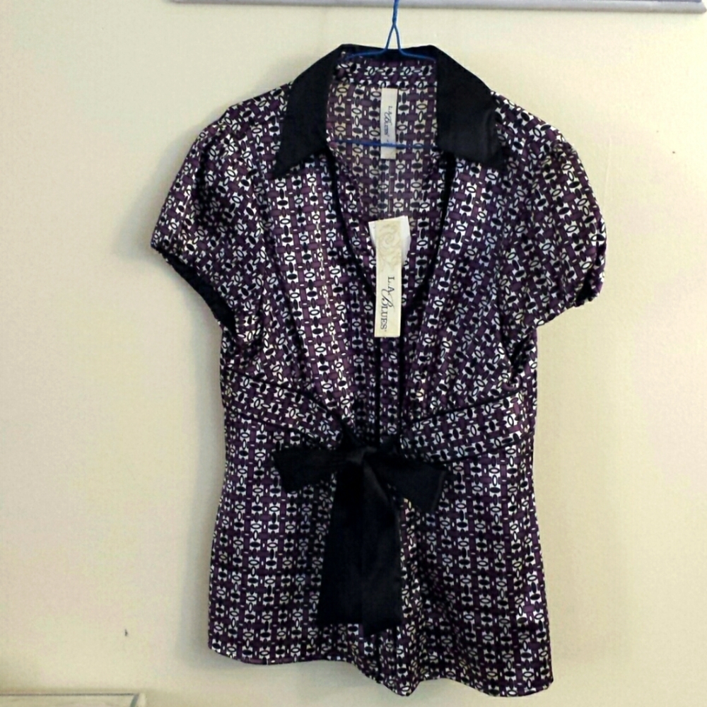L. A. Blues blouse